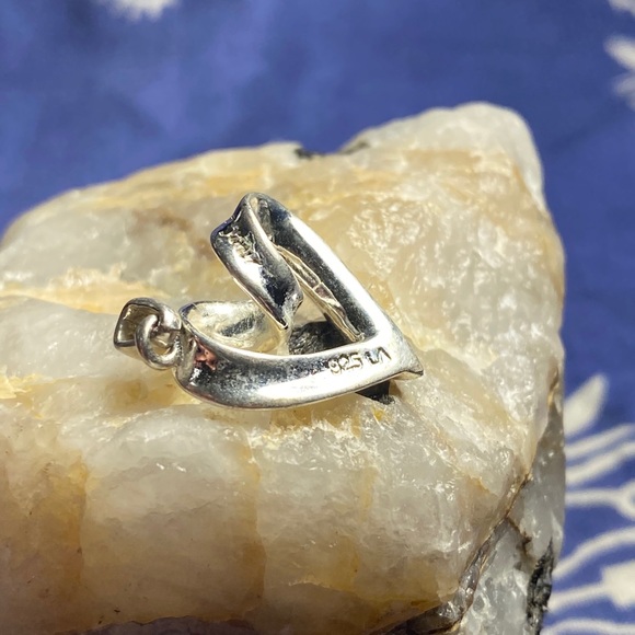 925 Silver Heart with Quote Pendant - Picture 5 of 5